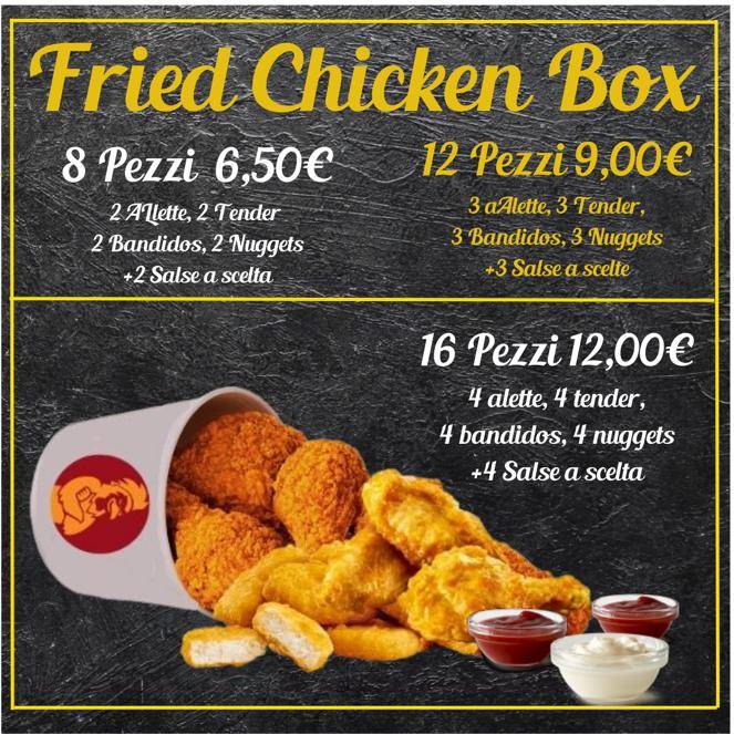 Menu di Tony Super Pollo - Formia 