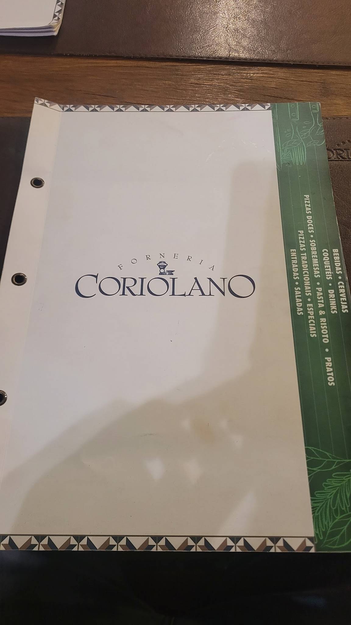 Forneria Coriolano - Restaurante e Pizzaria cardápio
