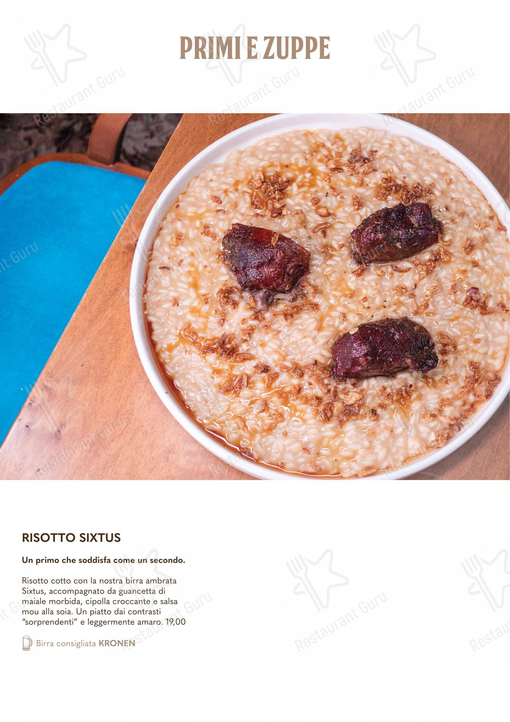 Menu di Forsterbräu Trento - Menu