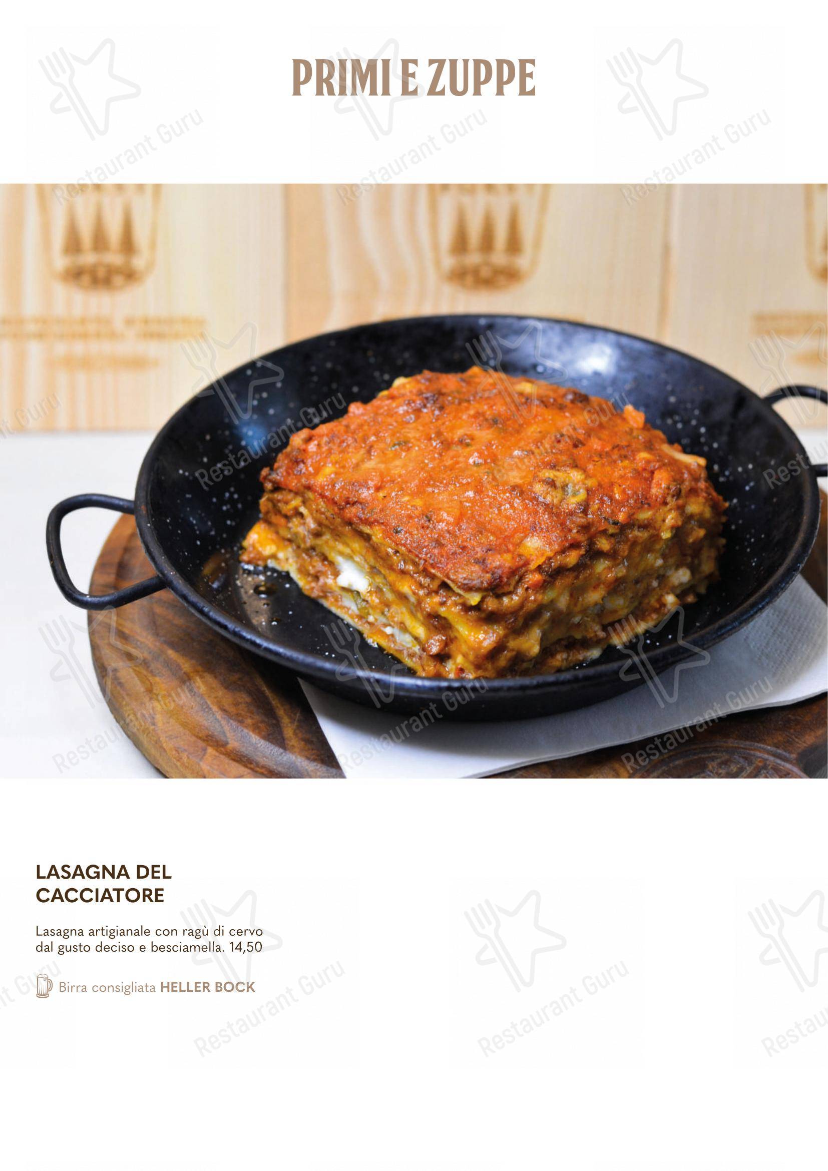 Menu per Forsterbräu Trento pub & bar