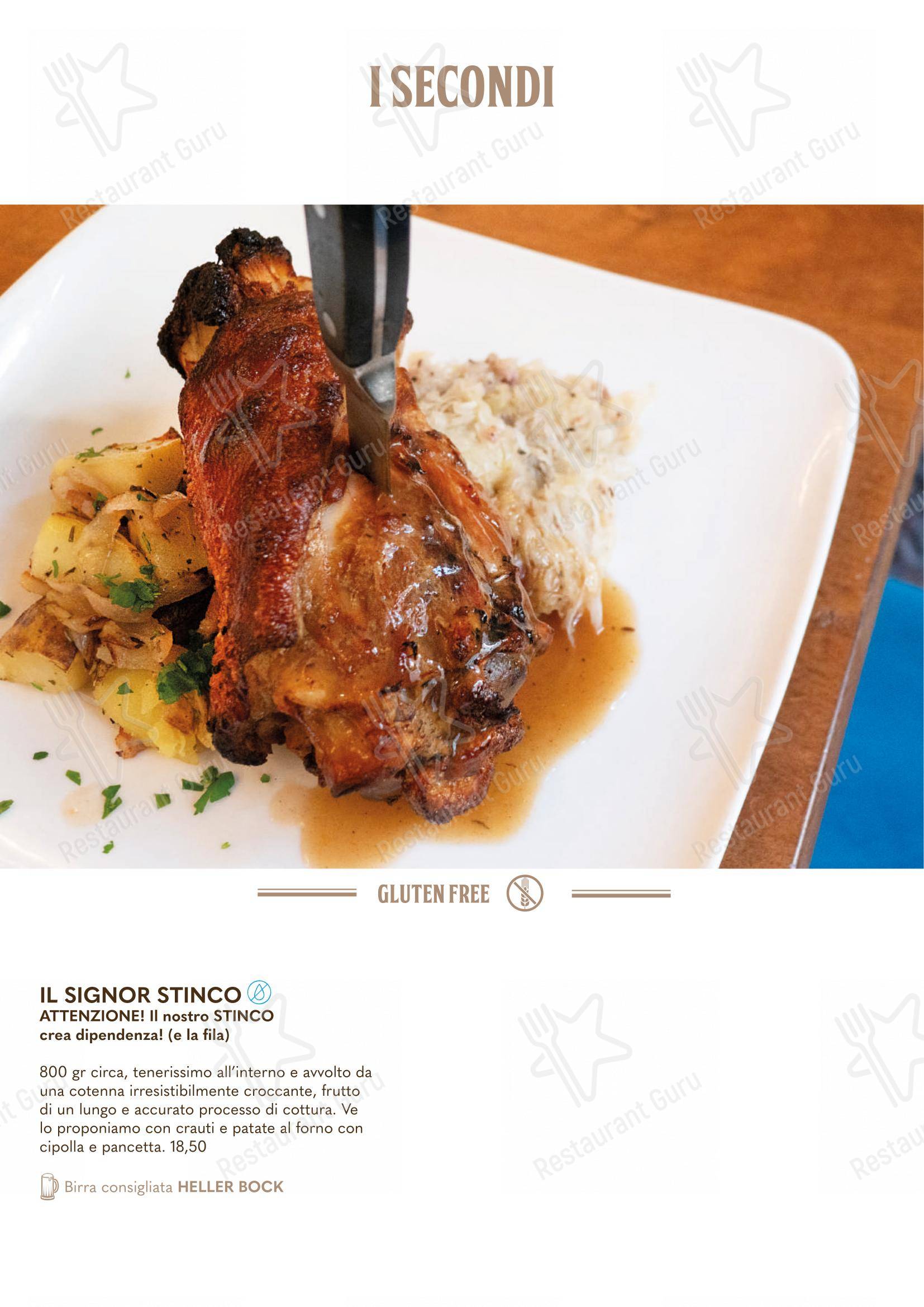 Menu di Forsterbräu Trento - Menu