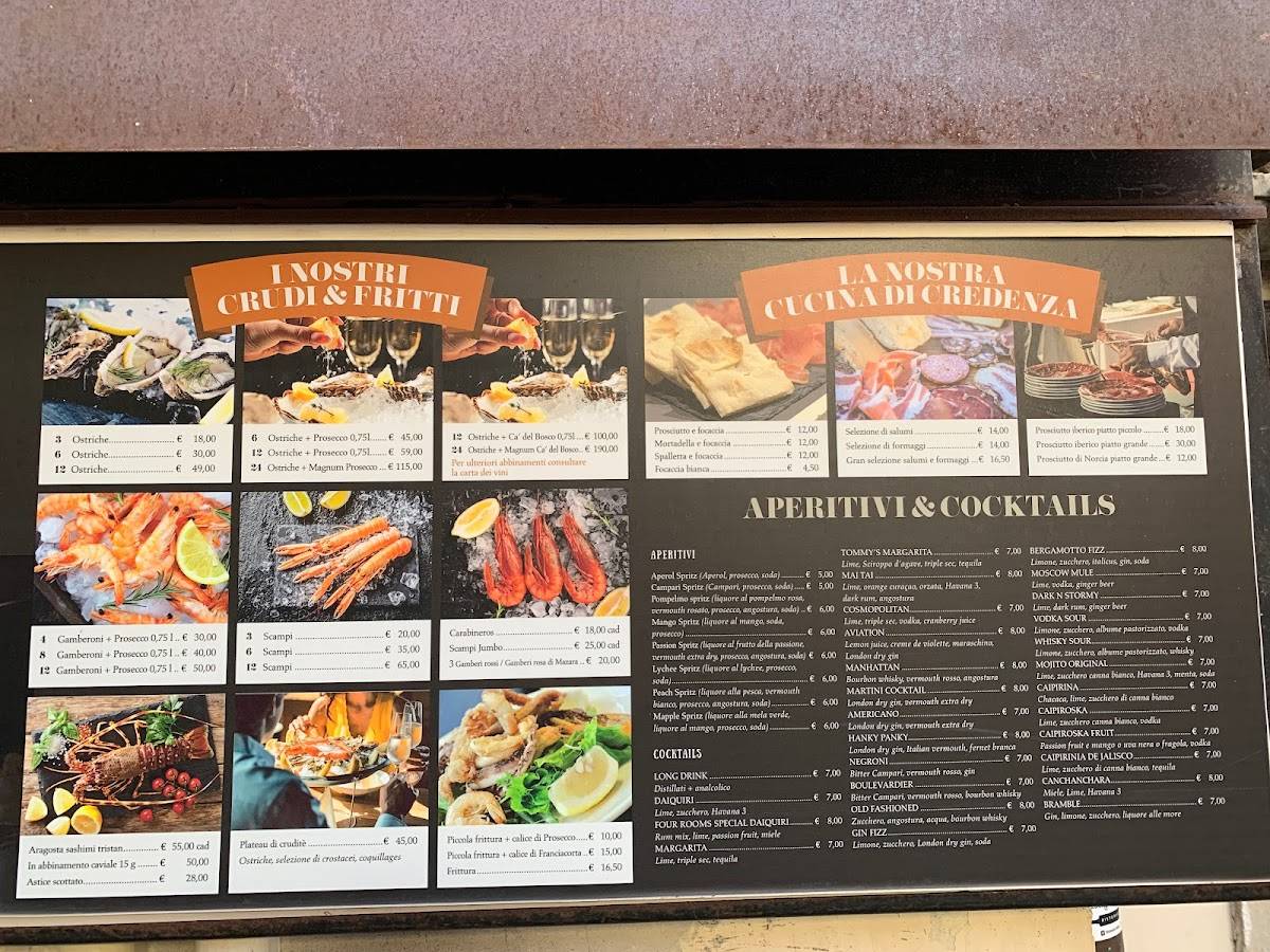 Menu di Four Rooms Bistrot 