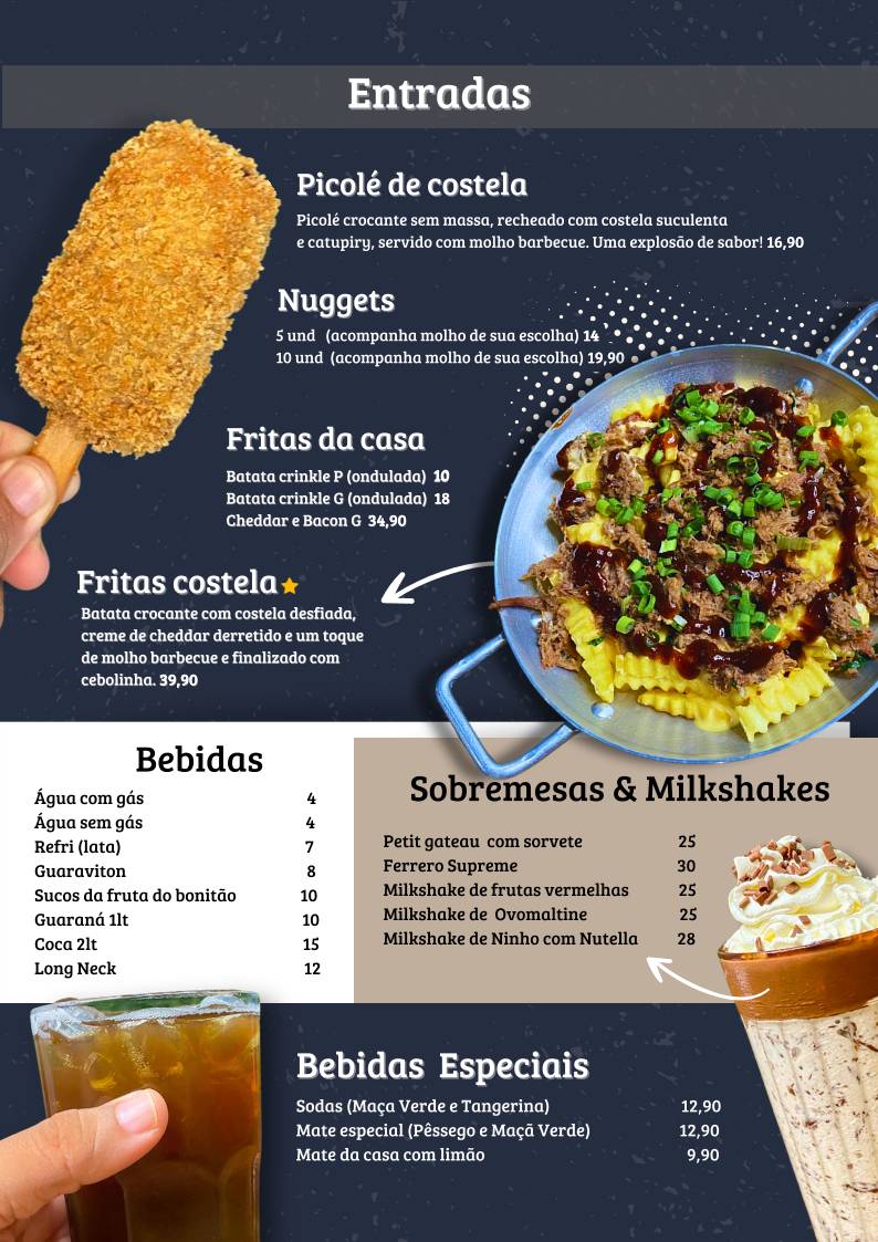 Franco Burger cardápio