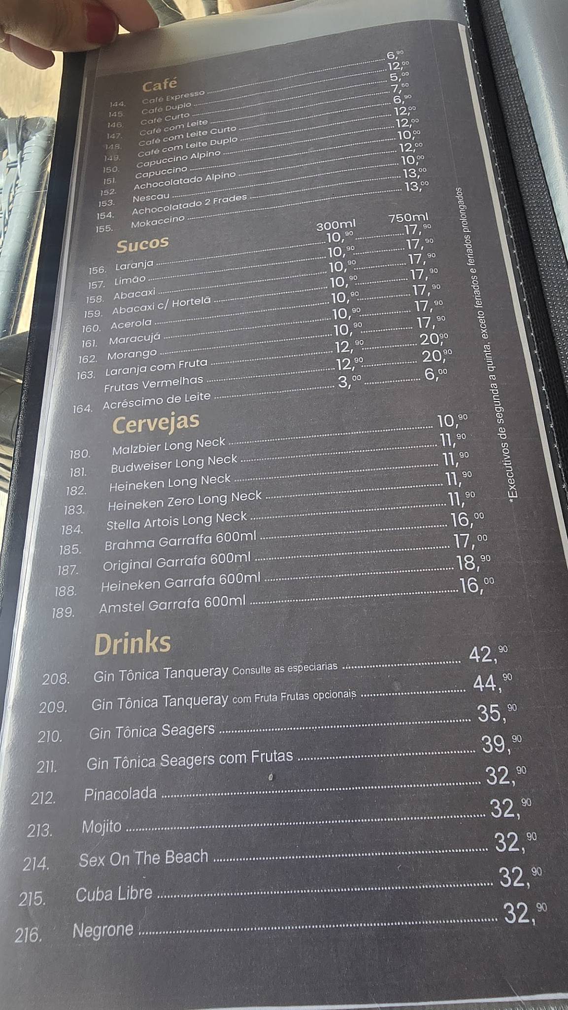 Fratelli Restaurante cardápio