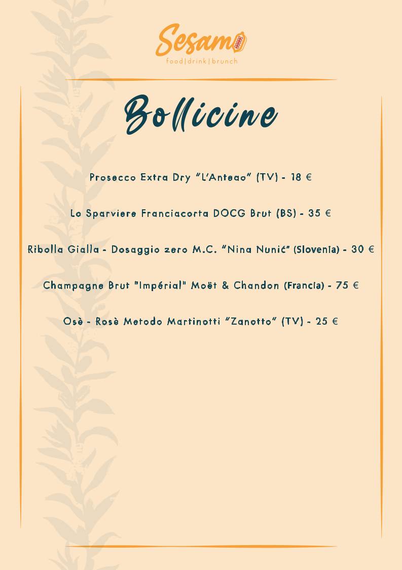 Menu di Sesamo 
