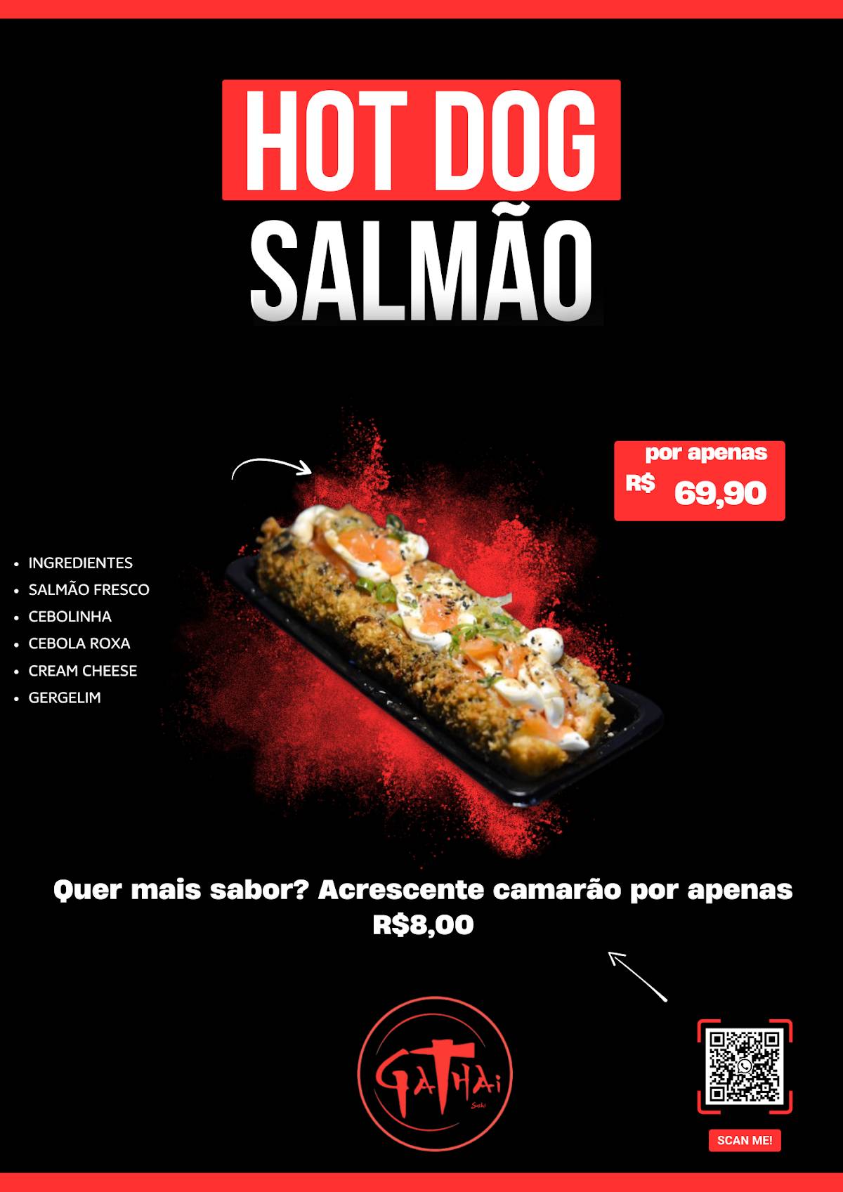 GATHAI SUSHI cardápio
