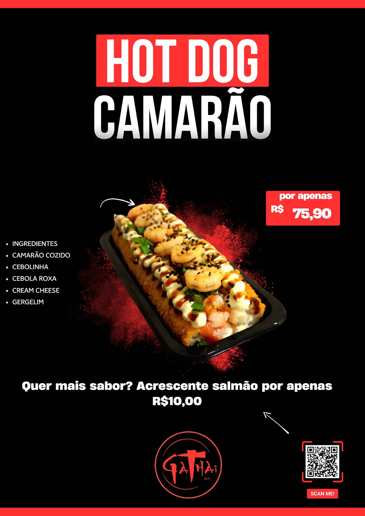 GATHAI SUSHI cardápio