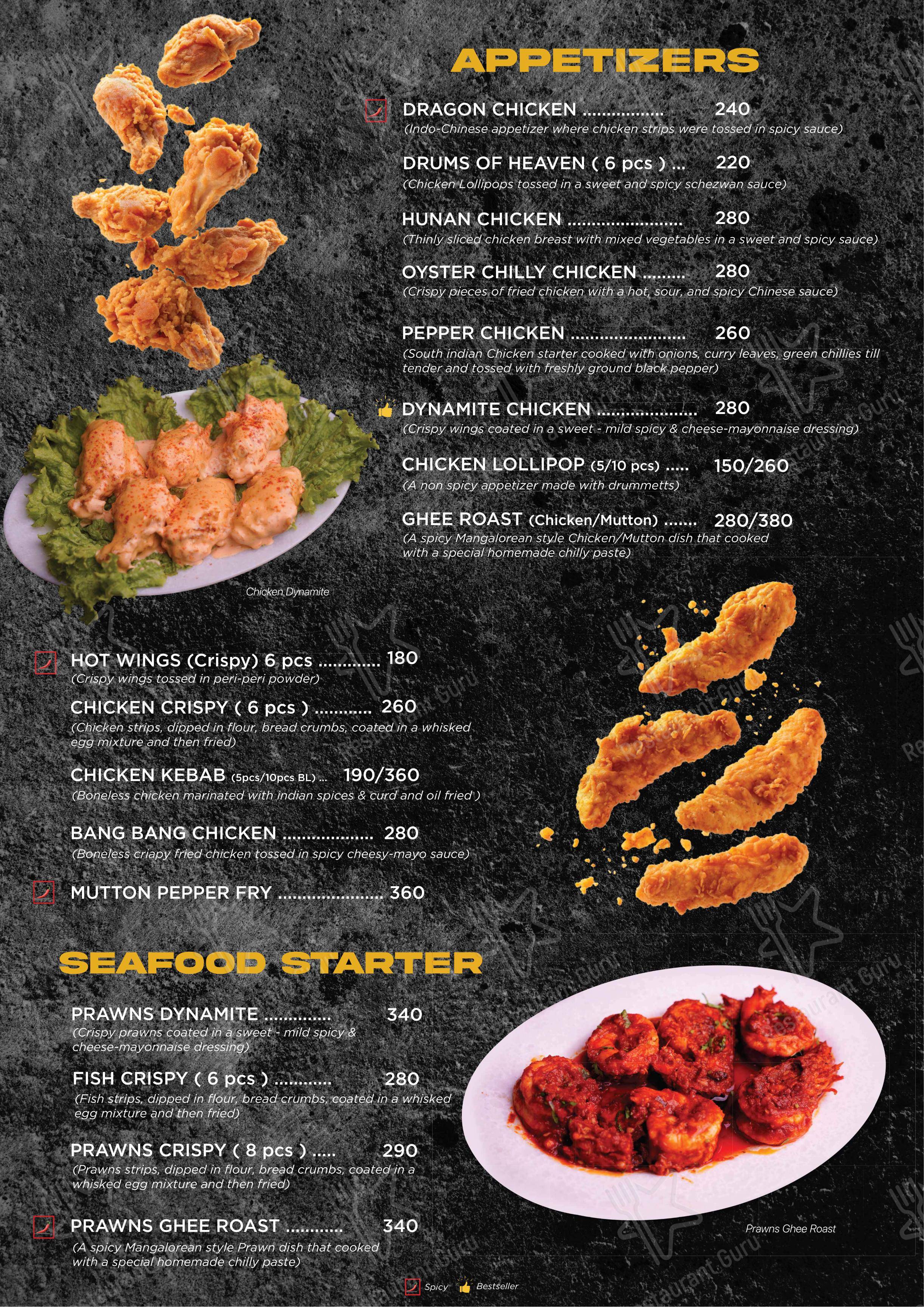 Menu for the GYROS KITCHEN Kammanahalli restaurant