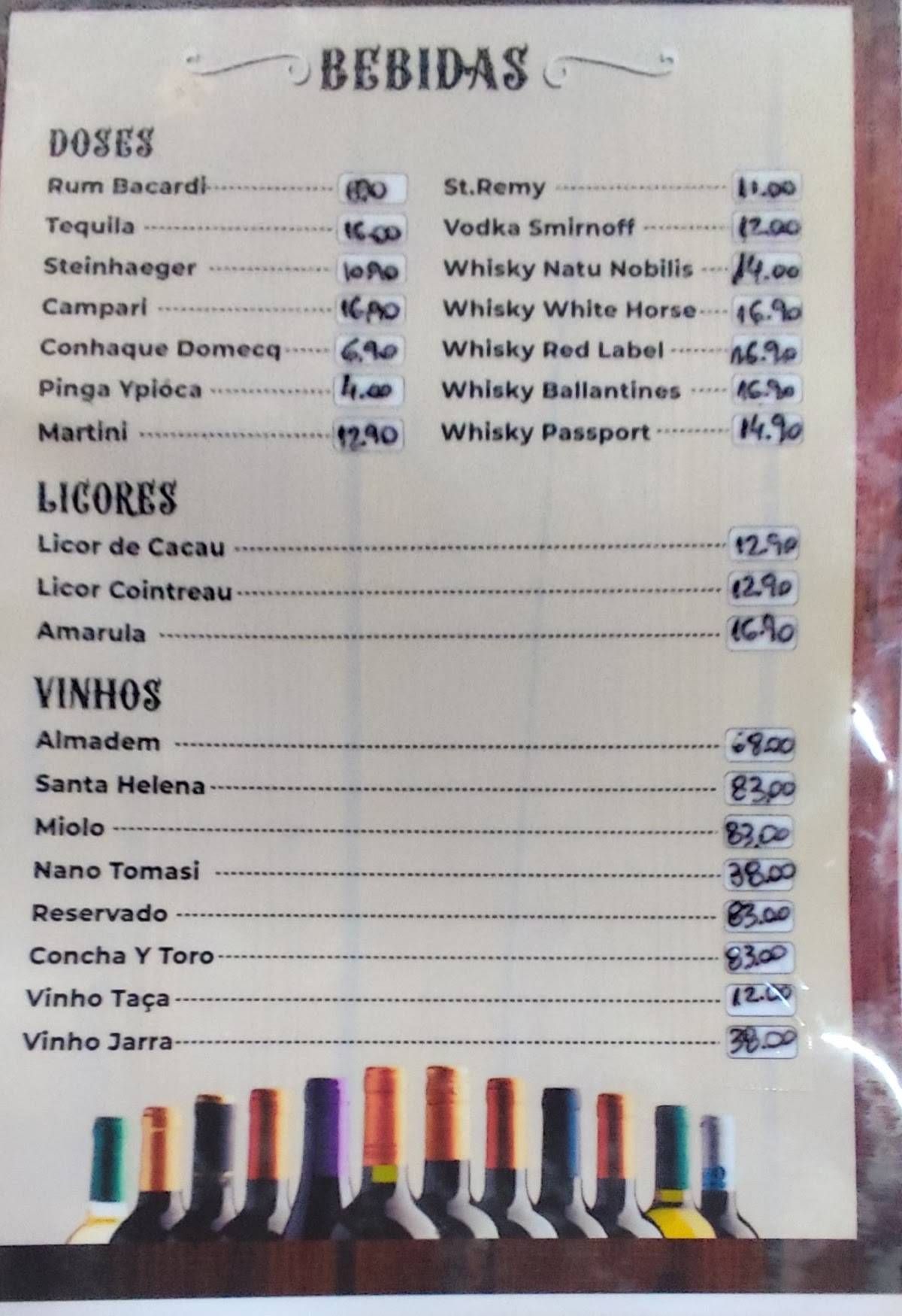 Galpão da Picanha cardápio