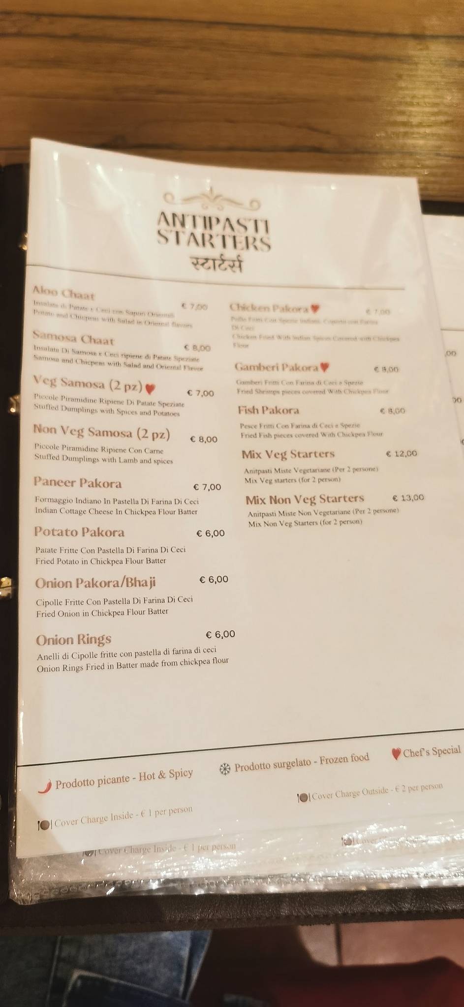 Menu di Gandhi 2 Indian Restaurant 