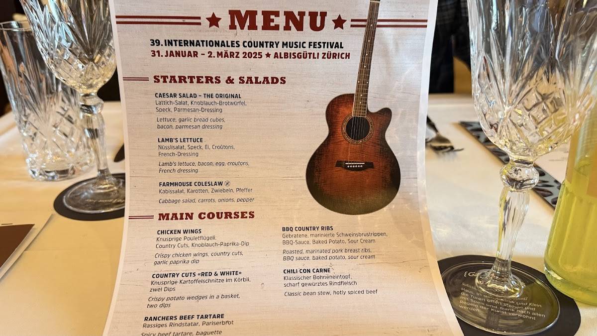 Menu di Gasthaus Albisgütli 