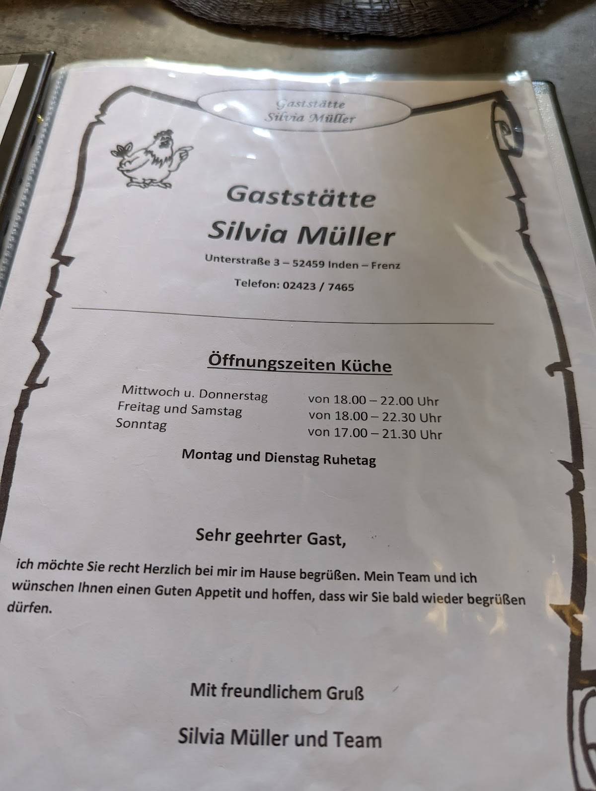 Oggettando Speisekarten Set - 12 Stück A4 Mit Personalisierung