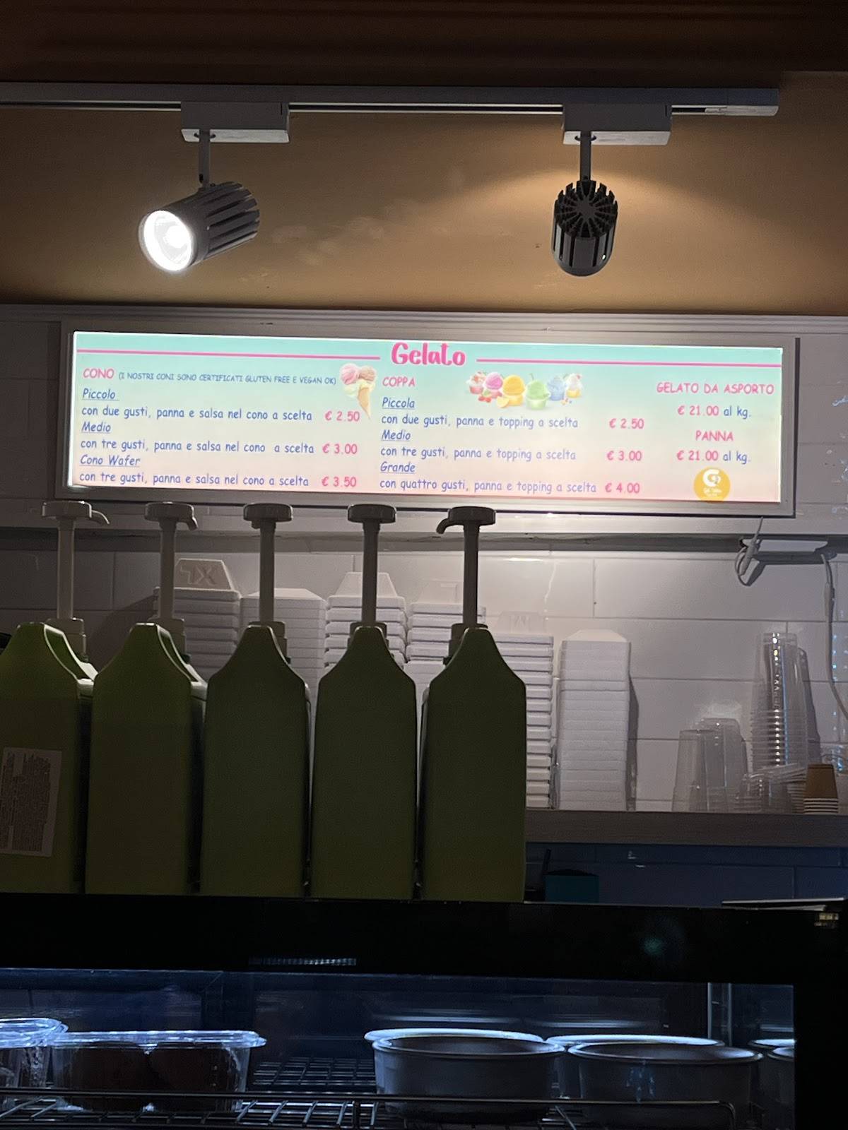 Menu de Gel'istria