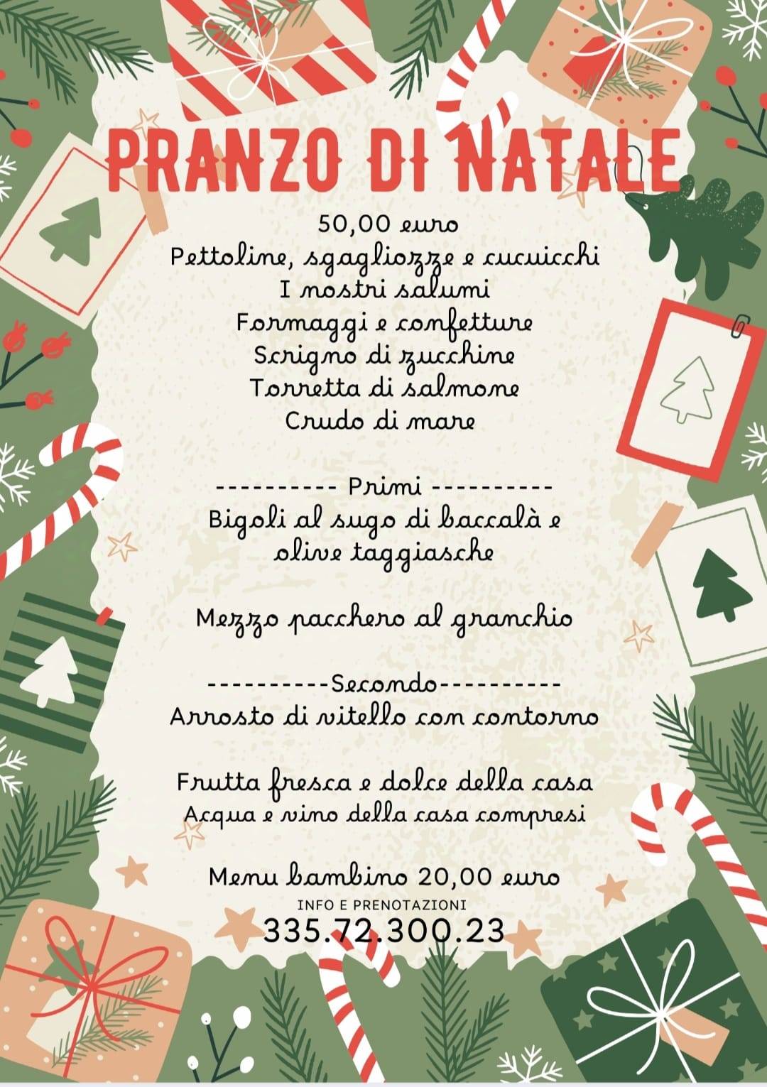 Menu di Ghenos Risto Pub Pizzeria Corato 