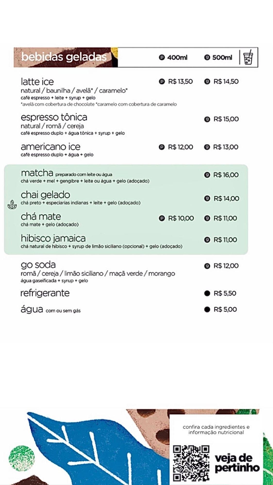 Cafeteria Go Coffee Boqueirão Santos cardápio