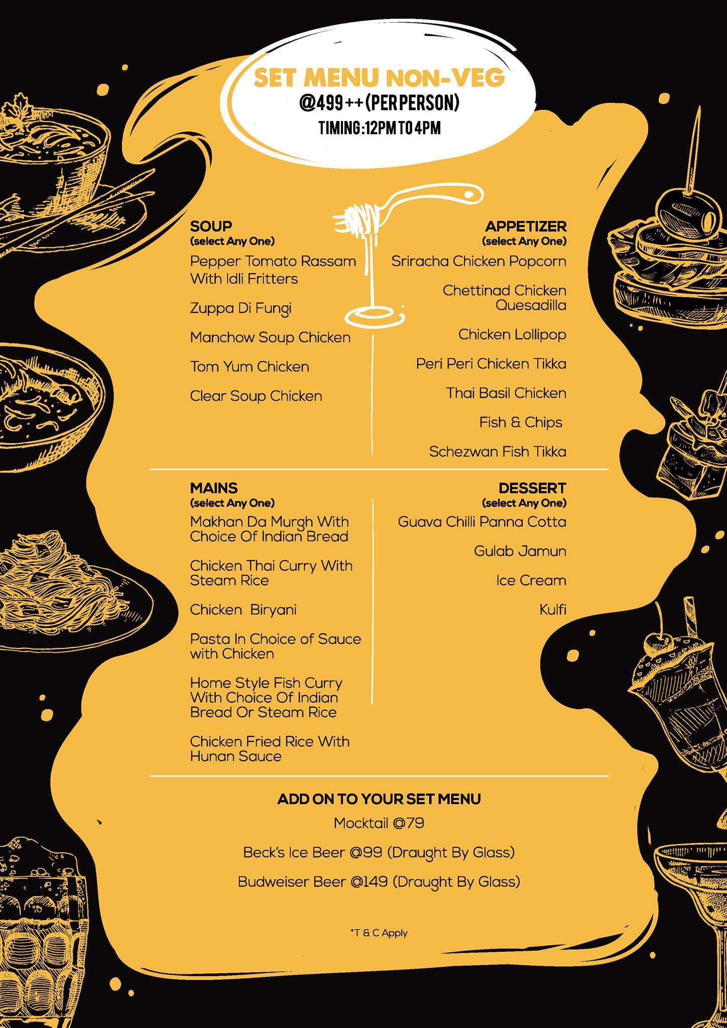 Gold Coins VegX menu