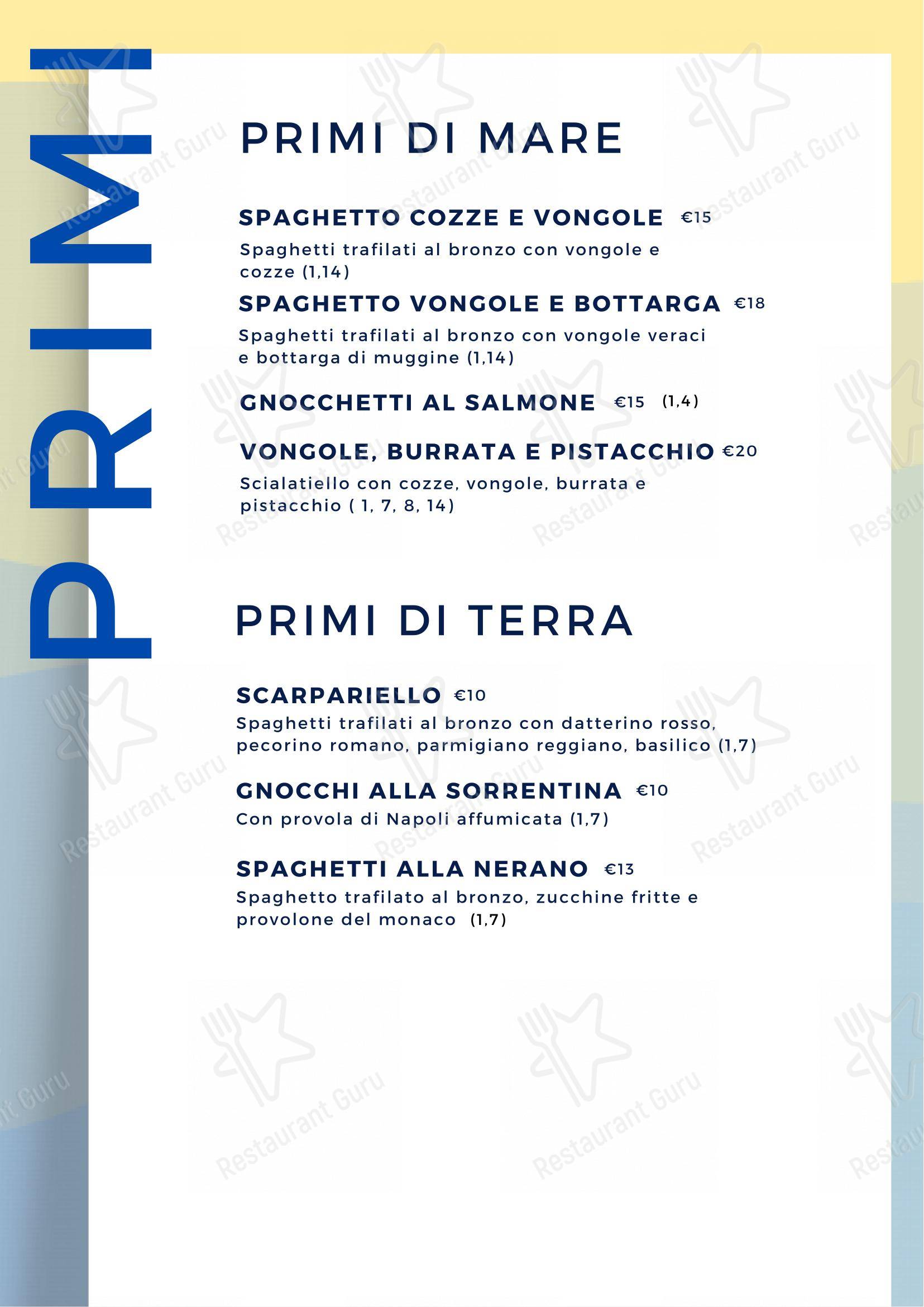 Menu bar per Ristorante Pizzeria Golfo di Napoli ristorante