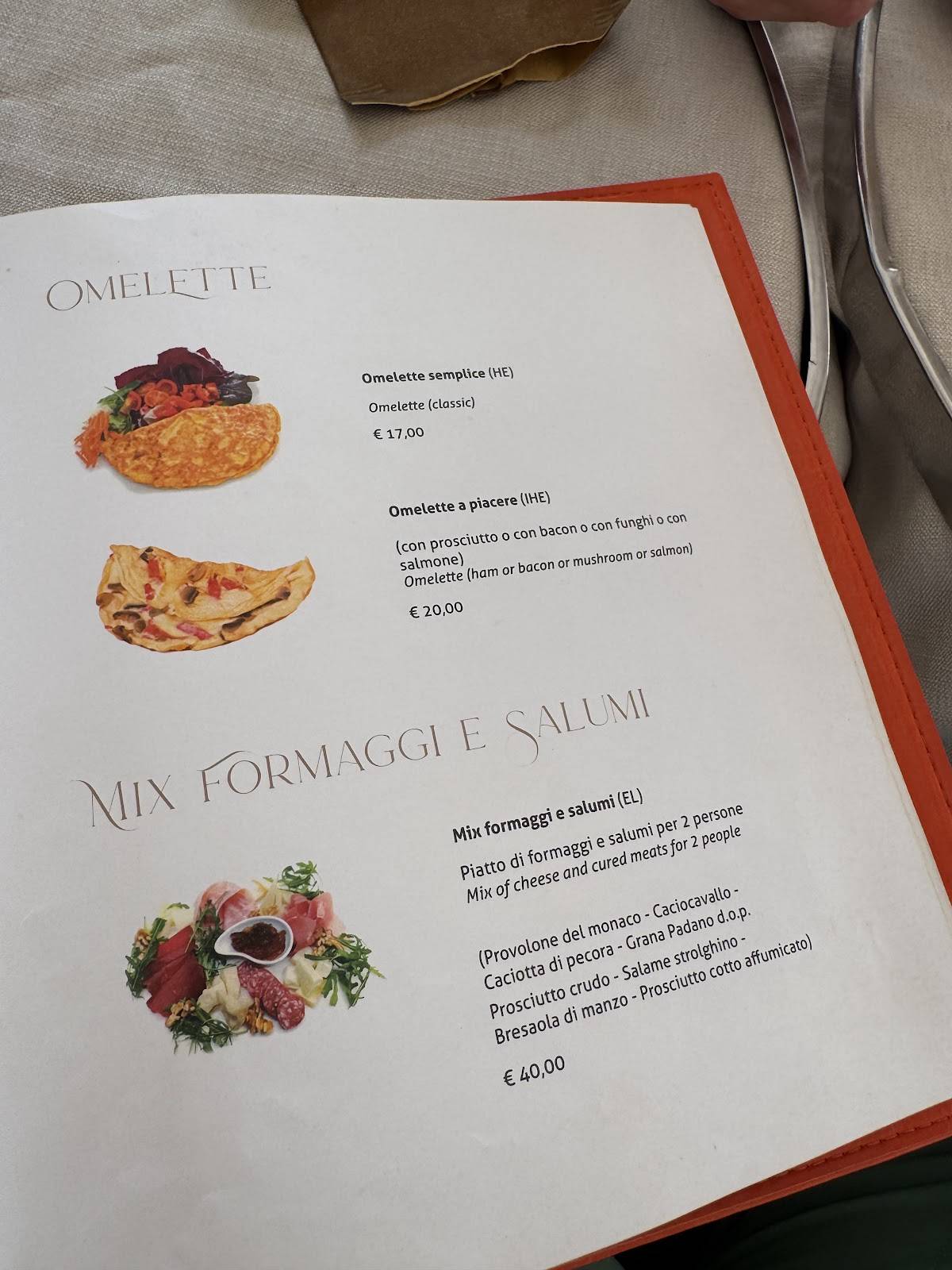 Menu di Gran Caffè R. Vuotto 