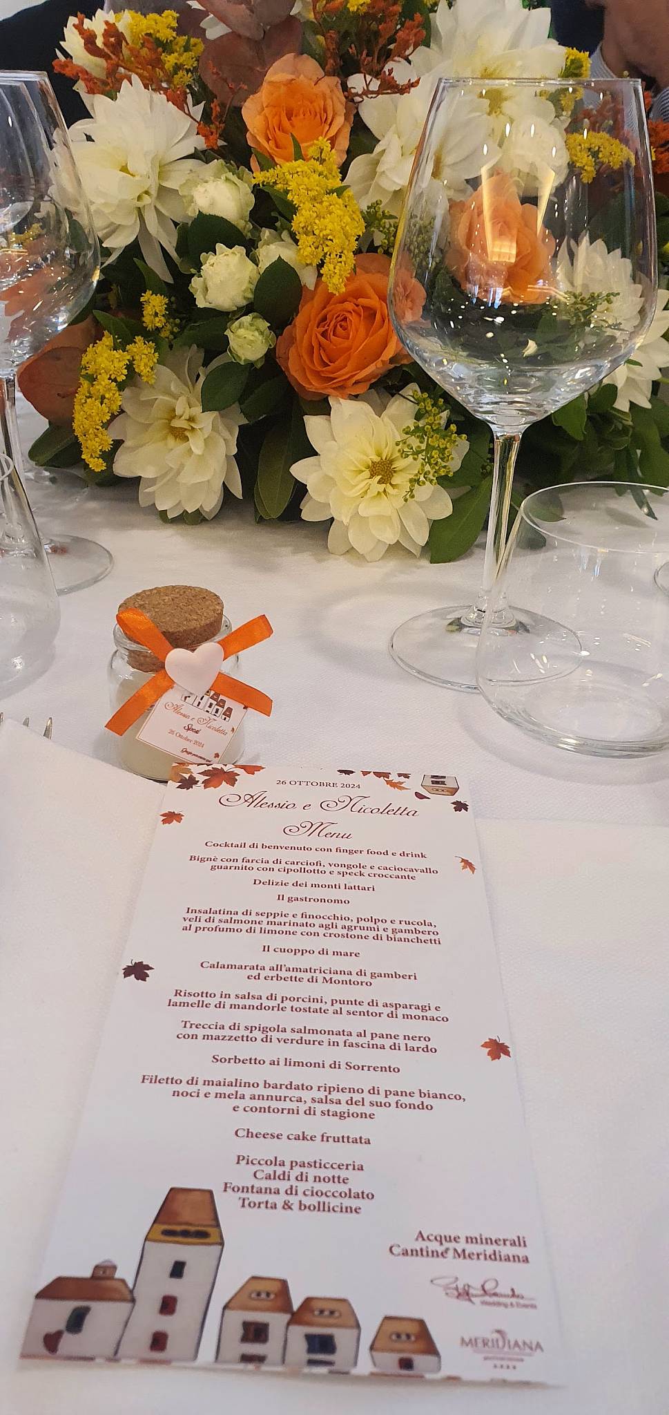 Menu di Meridiana Grand Hotel 