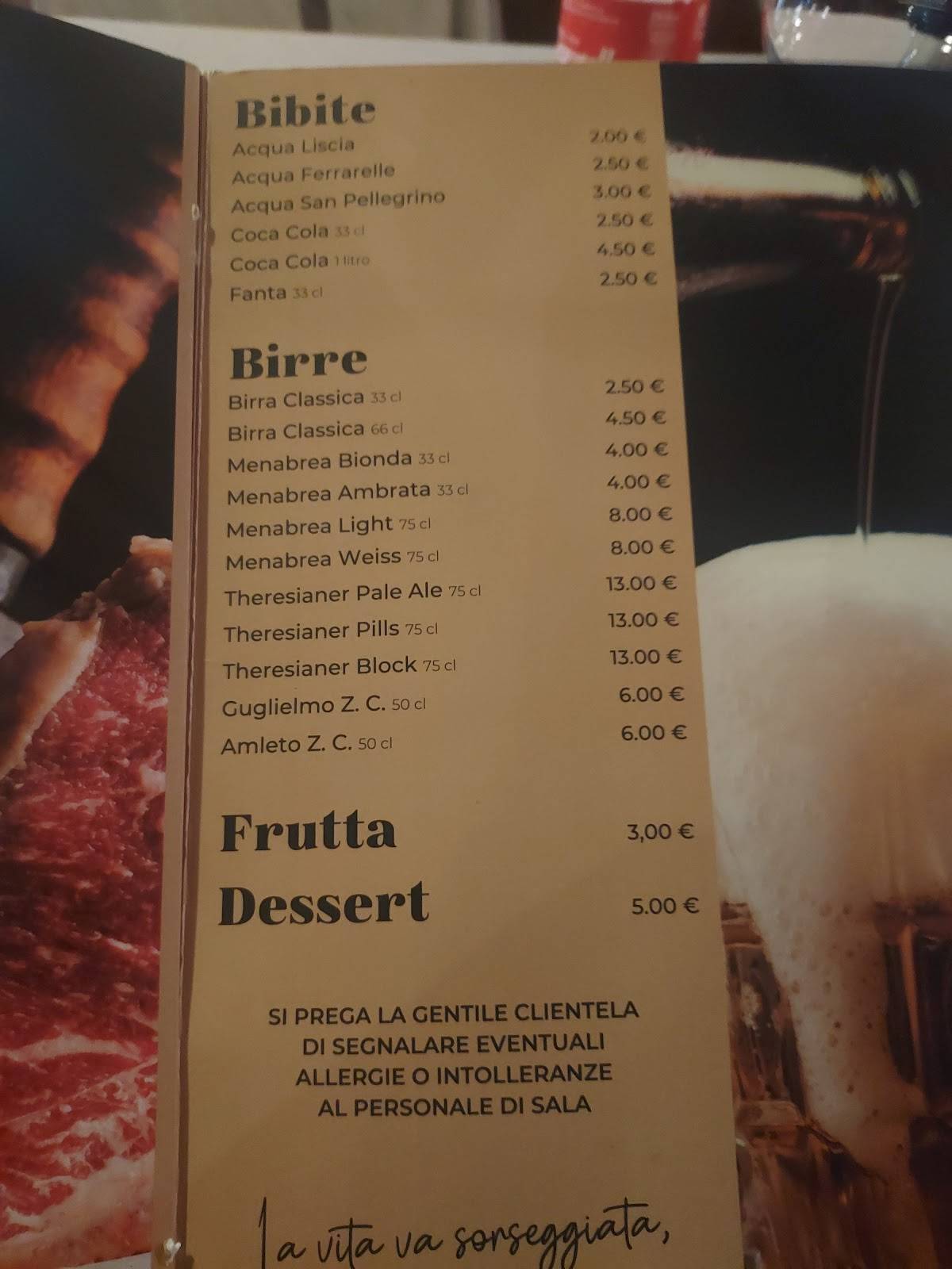 Menu di Griglieria Da Ciccino 