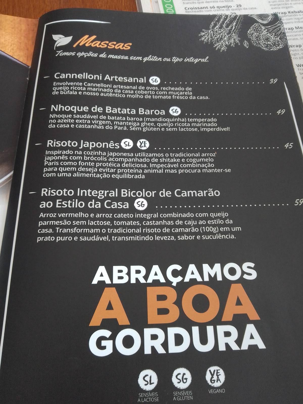 Grow Healthy Food: Café da Manhã, Brunch, Vegana em Fortaleza CE cardápio