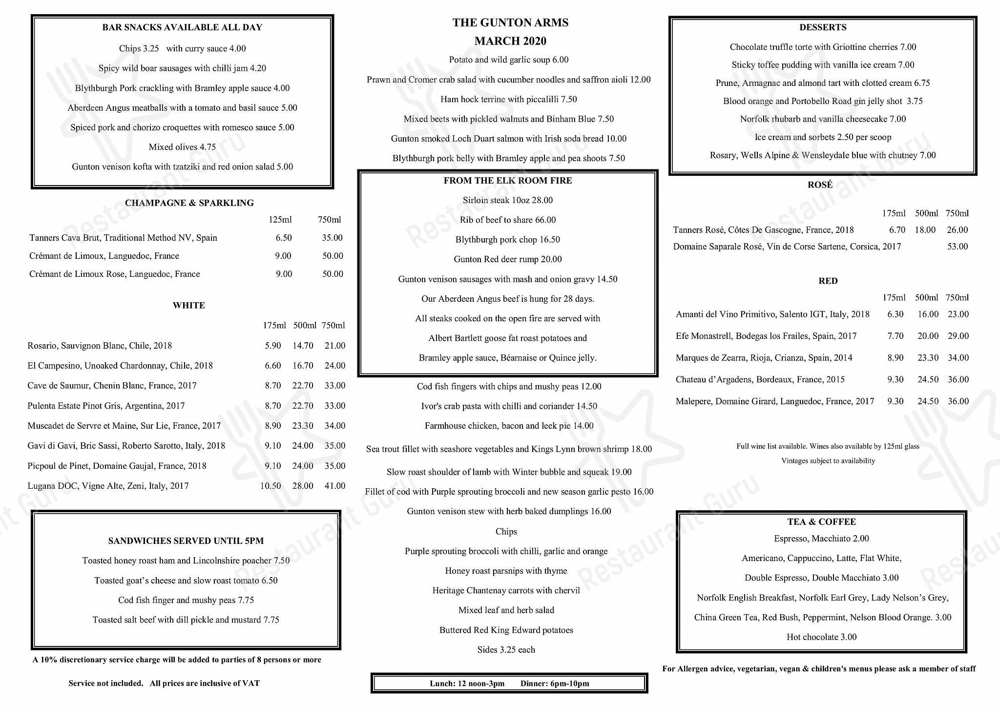 menu-at-the-gunton-arms-pub-bar-antingham-the-gunton-arms