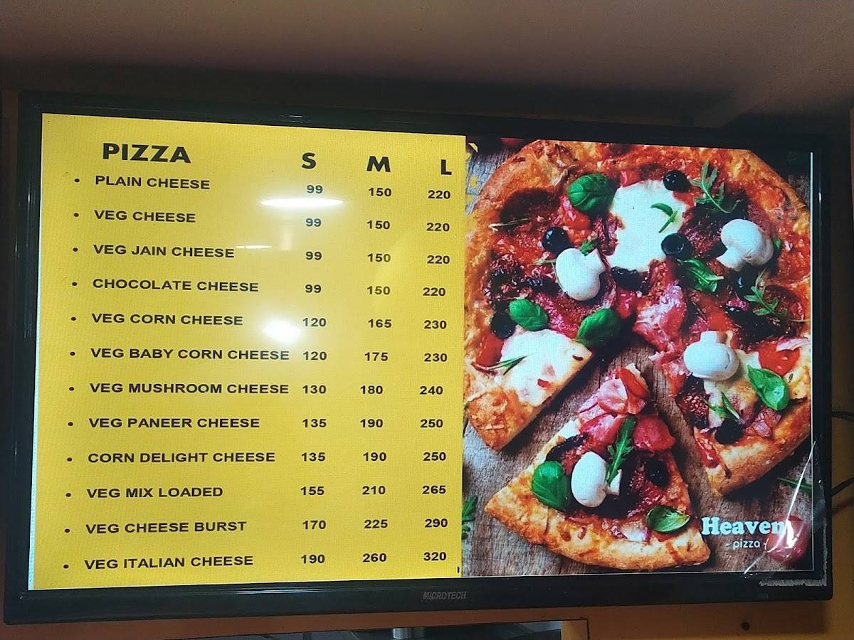 HEAVEN CAFE menu