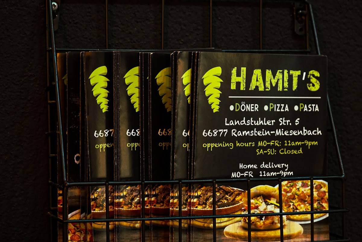 Menu at Hamit's Döner Ramstein fast food, Ramstein-Miesenbach