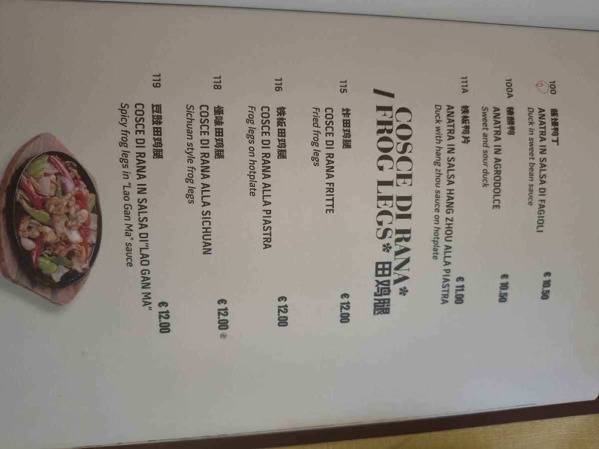 Menu di Hang Zhou da Sonia 