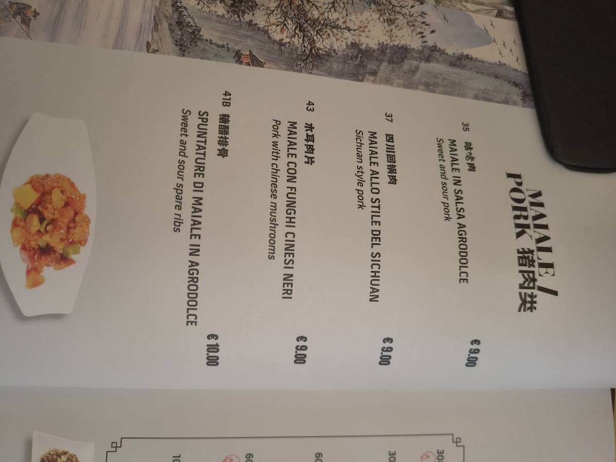 Menu di Hang Zhou da Sonia 