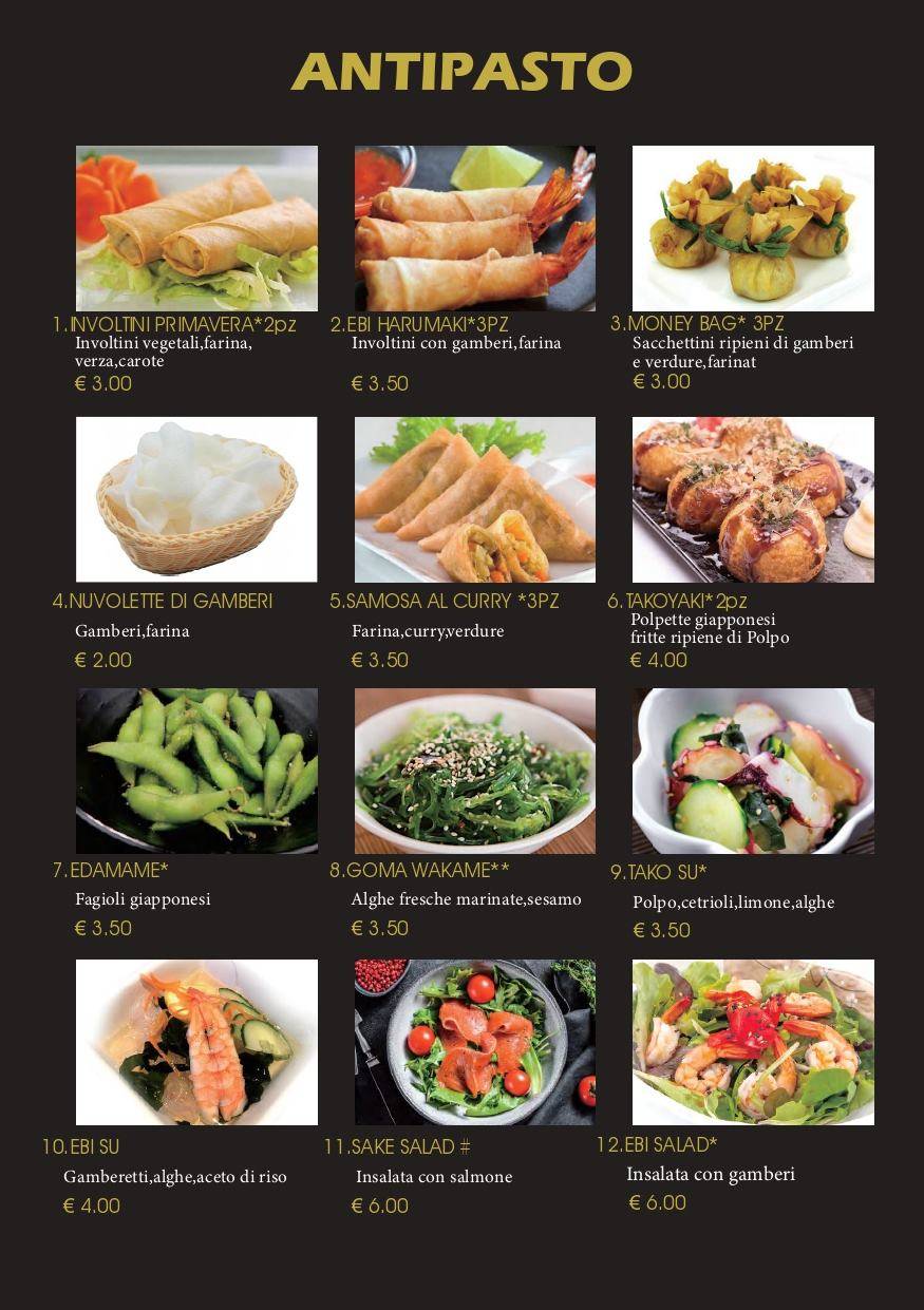 Menu di Heshi Sushi 