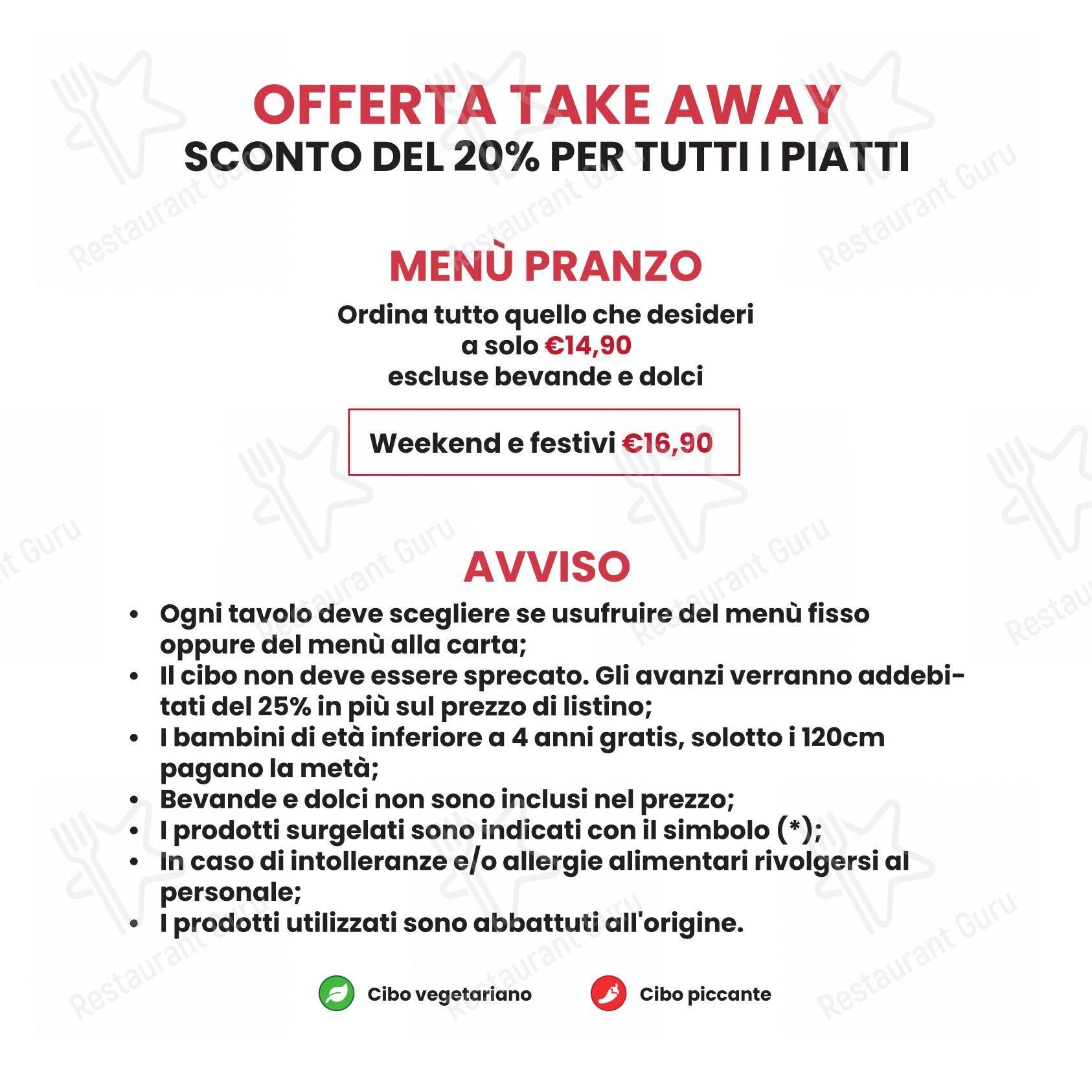 Hikari Sushi in Brescia - Menu