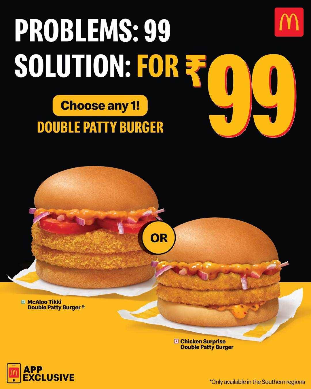 McDonald's menu