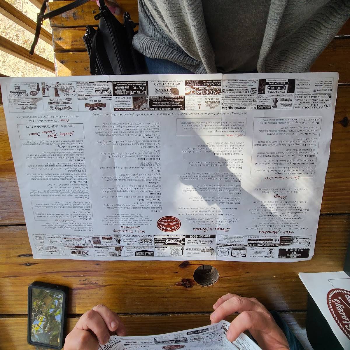 Menu at Hub Stacey's at The Point pub & bar, Perdido Key