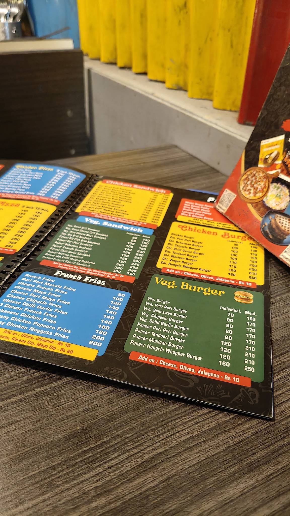 Hungric menu
