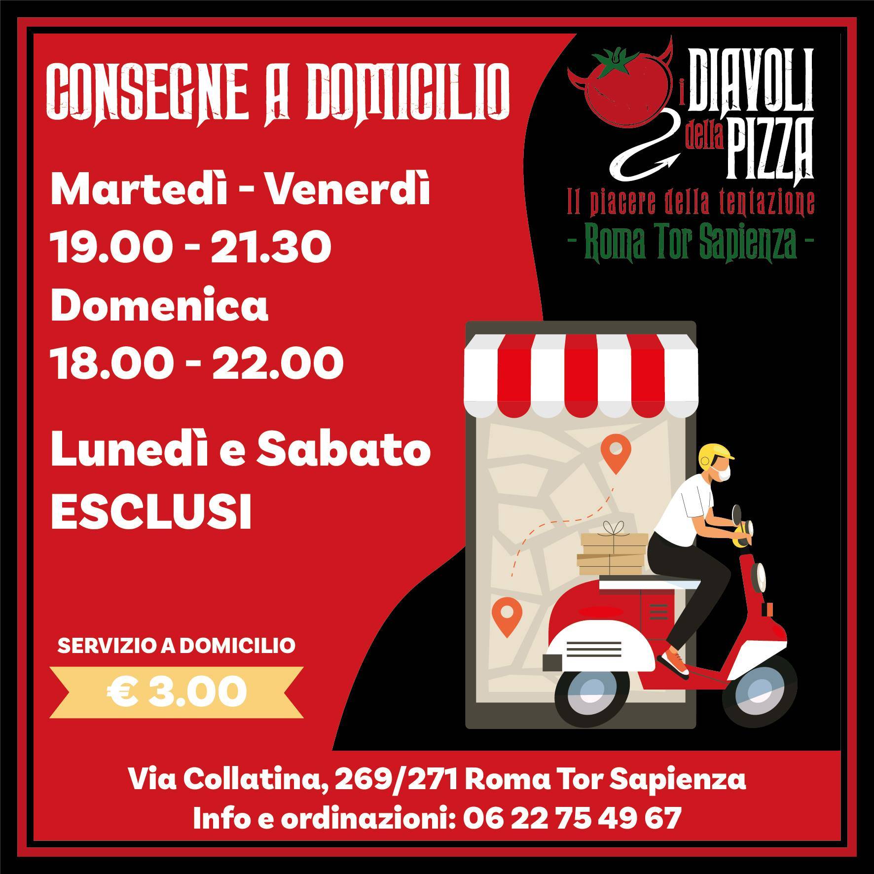 Menu di I Diavoli Della Pizza 