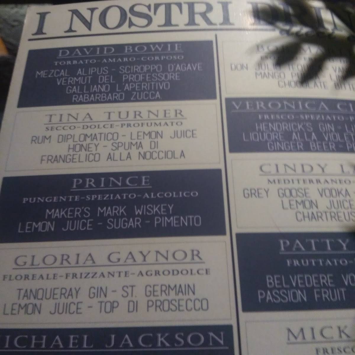 Menu di IL BARETTO COCKTAIL BAR 