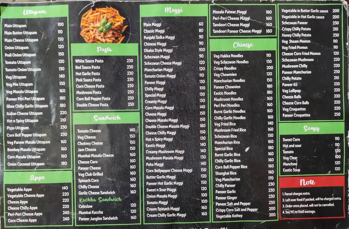 Idli & More menu