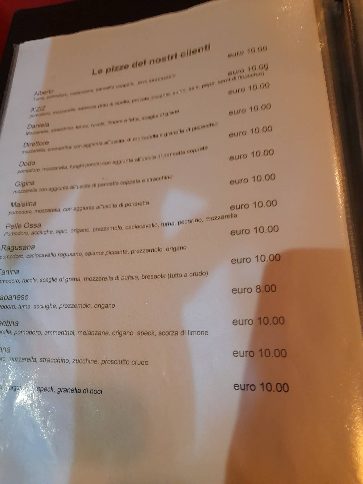 Menu di Il Boccone di Aziz 