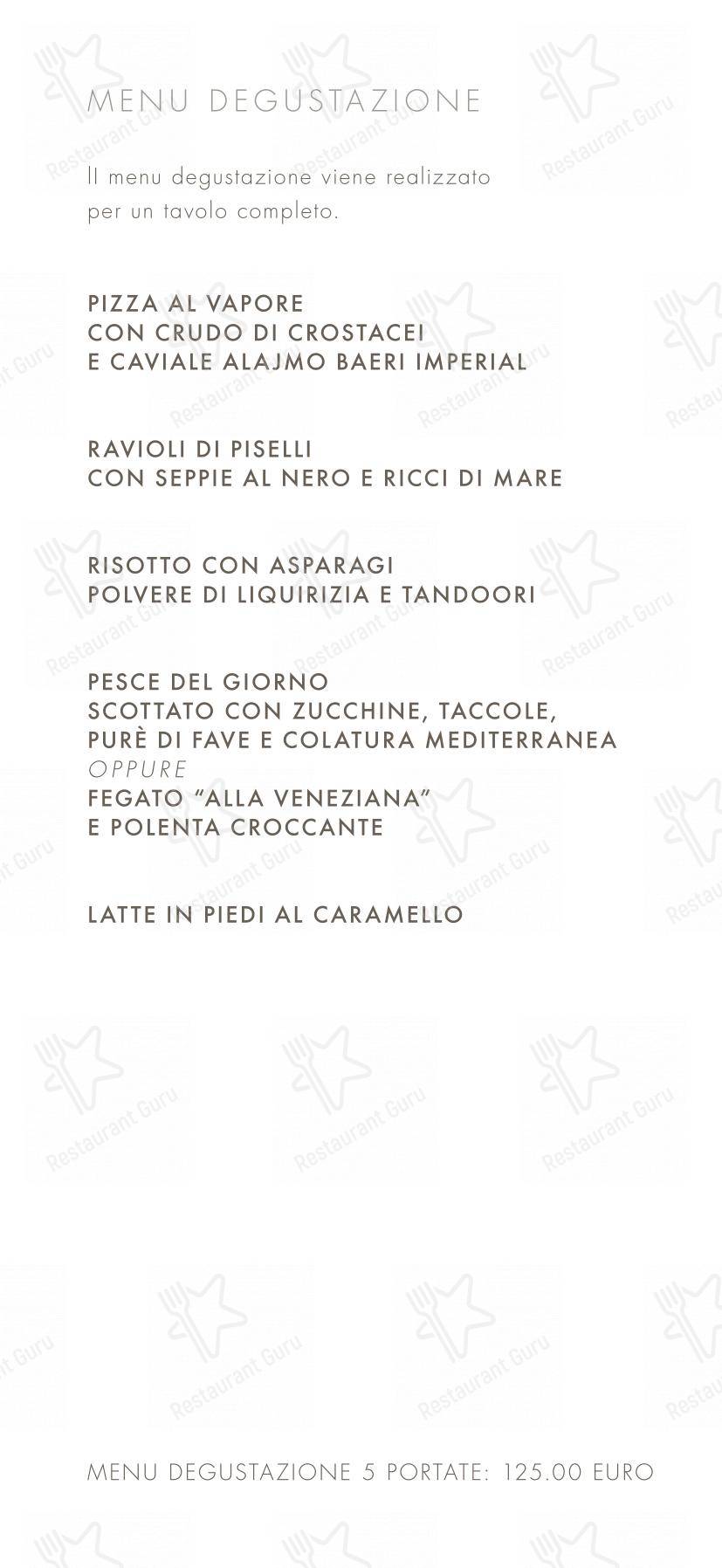 Menu per Il Calandrino ristorante