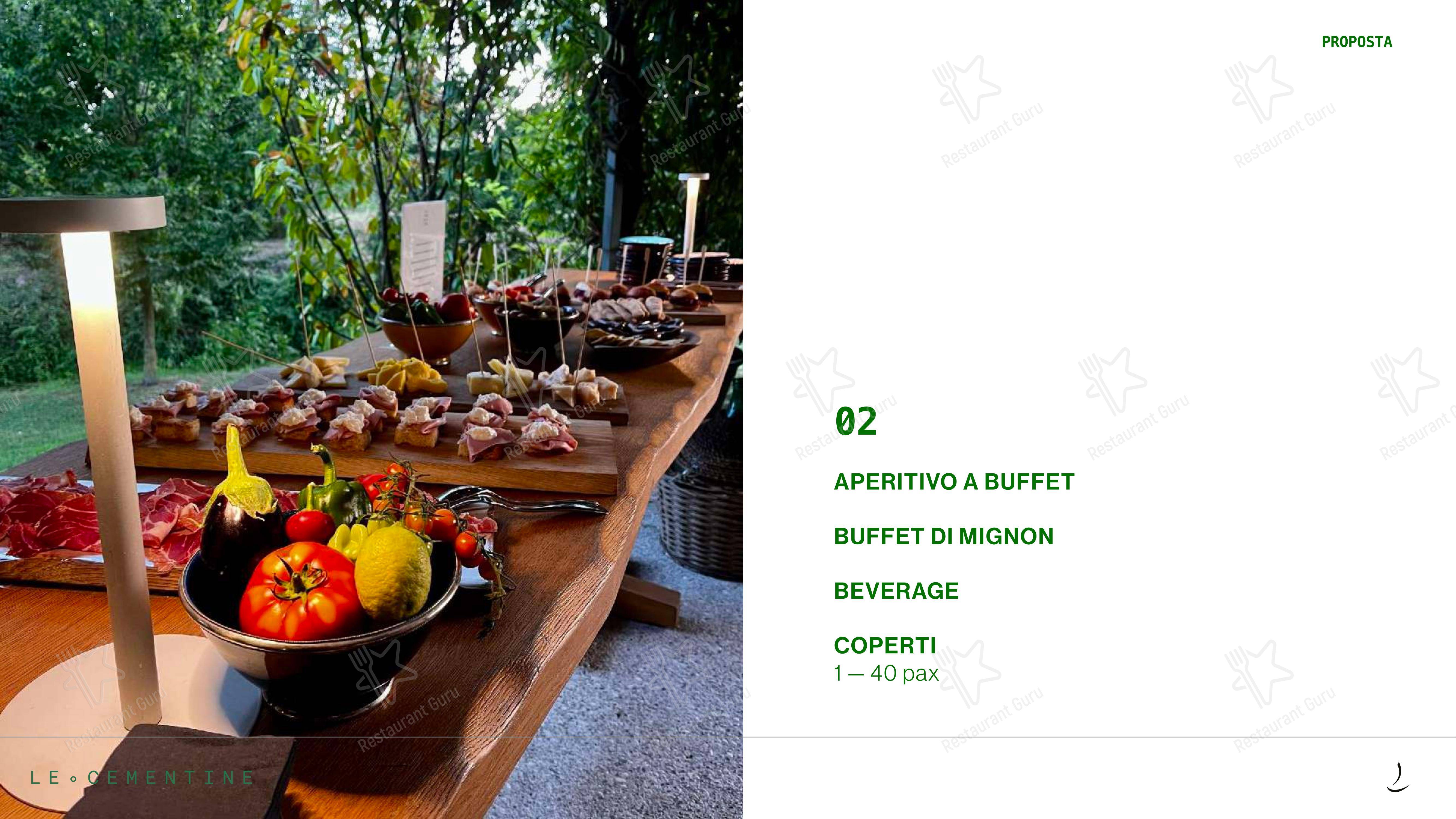 菜单 per Il Calandrino ristorante