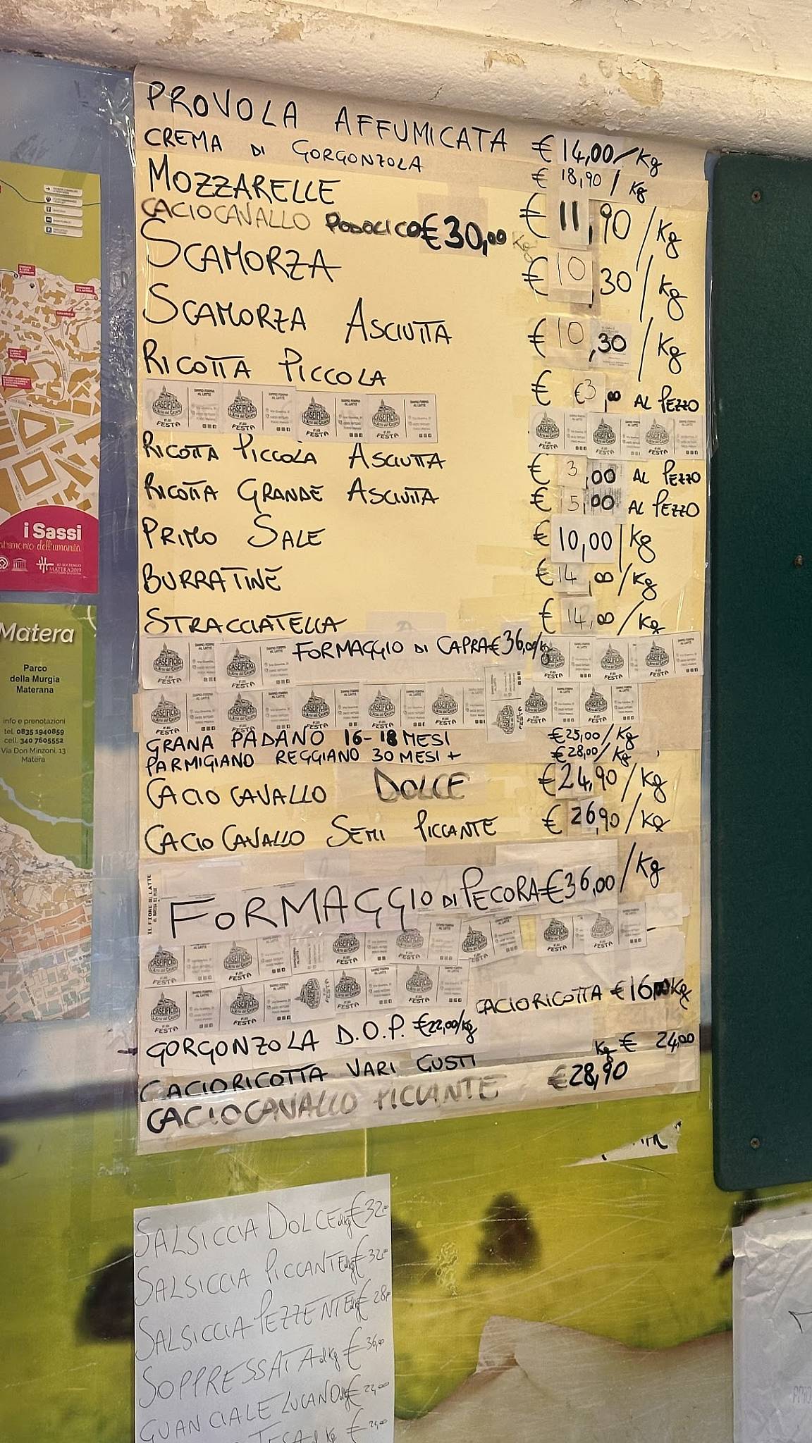 Menu di Il Fiore del Latte 