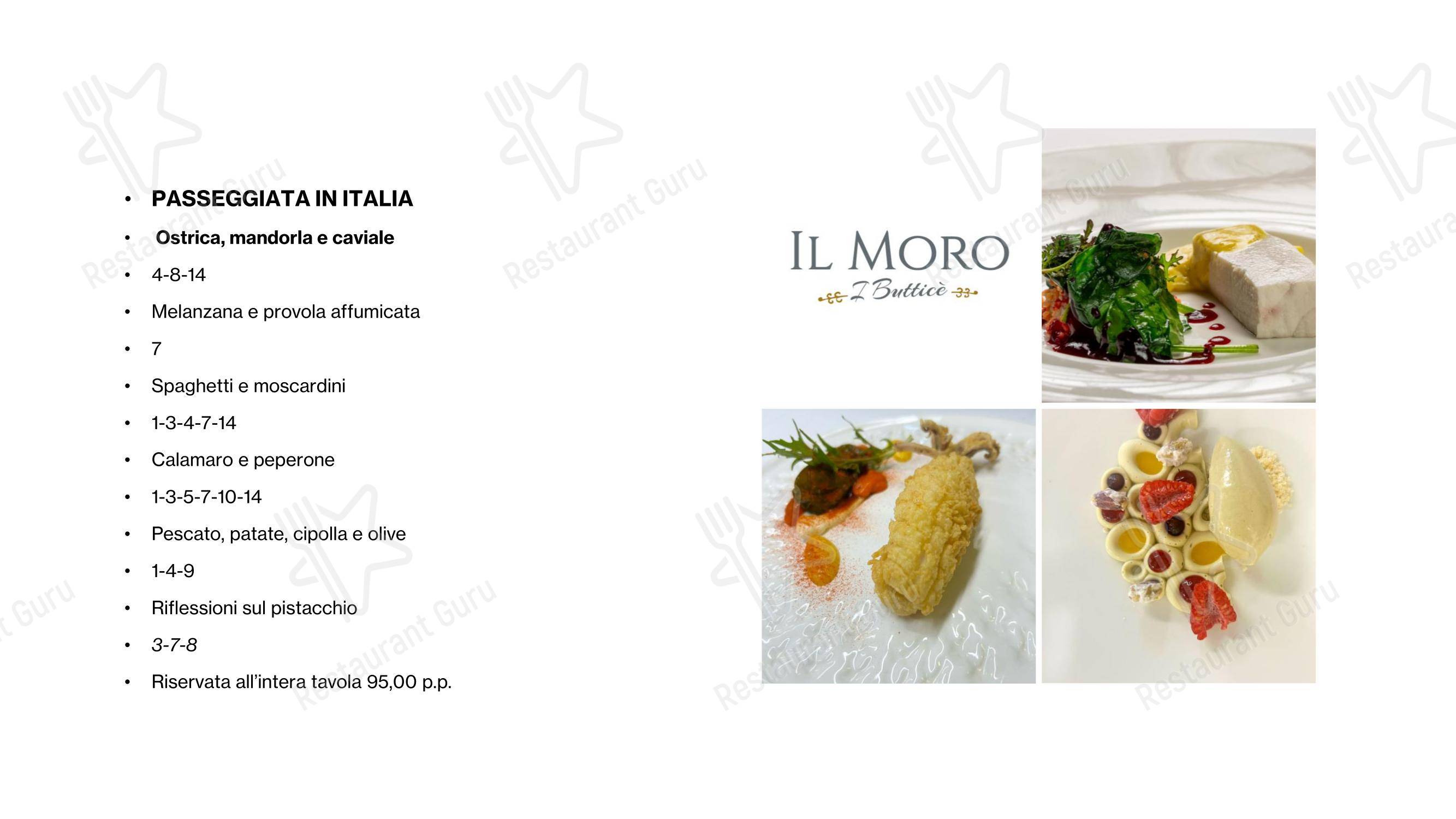 Menu per Il Moro Ristorante Monza ristorante