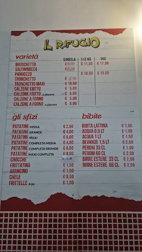 Menu di Il Rifugio 