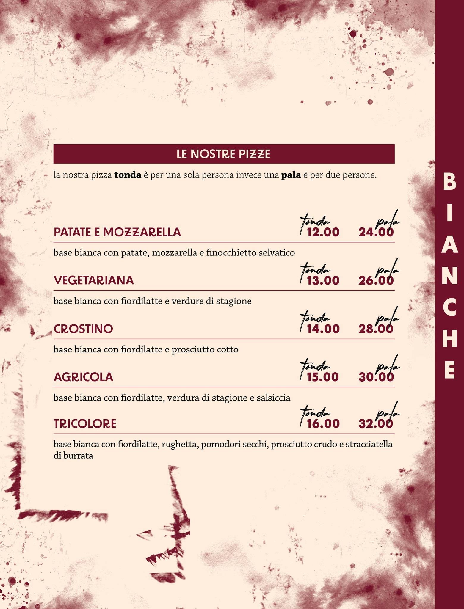 Menu di Il laboratorio della pizza 