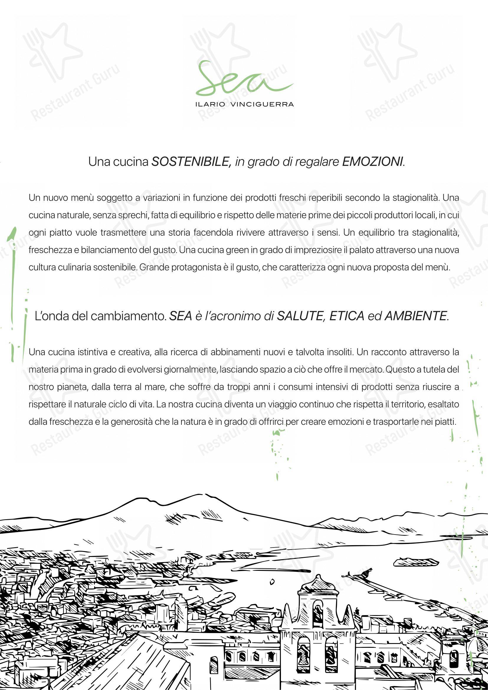 Ilario Vinciguerra Restaurant in Gallarate - Menu bar