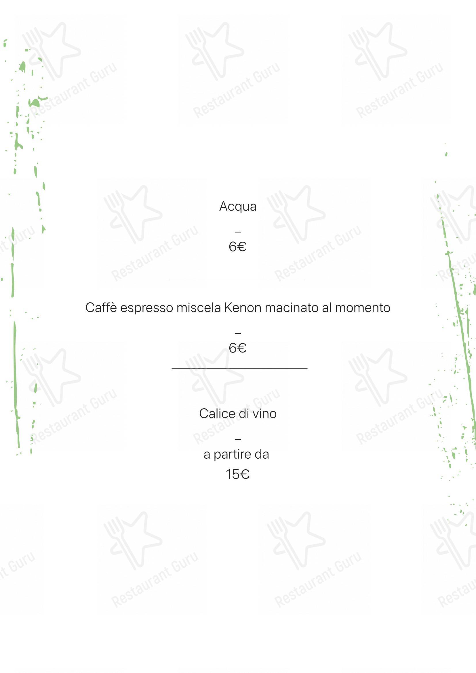 Ilario Vinciguerra Restaurant in Gallarate - Menu bar