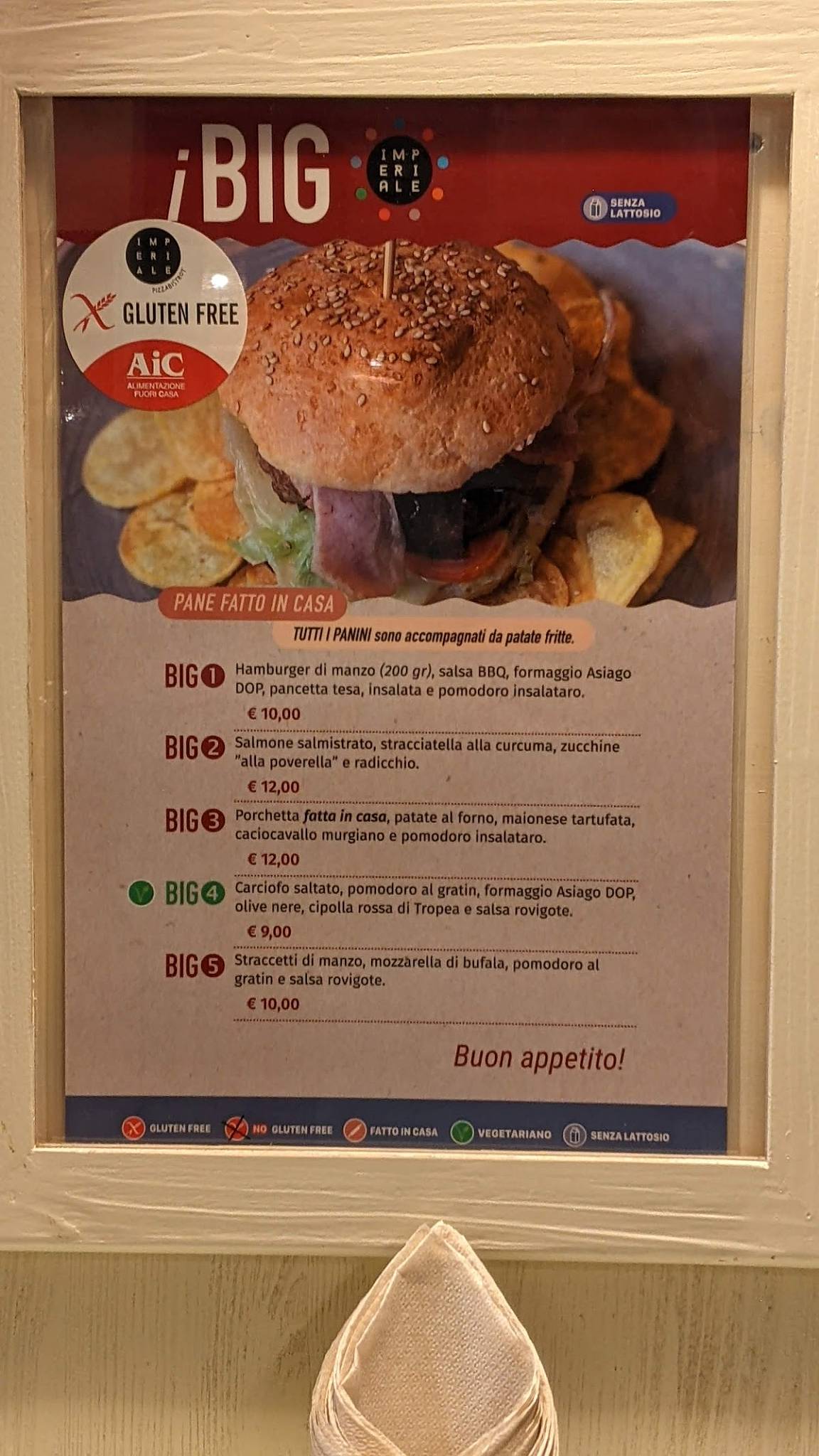 Menu di Imperiale 