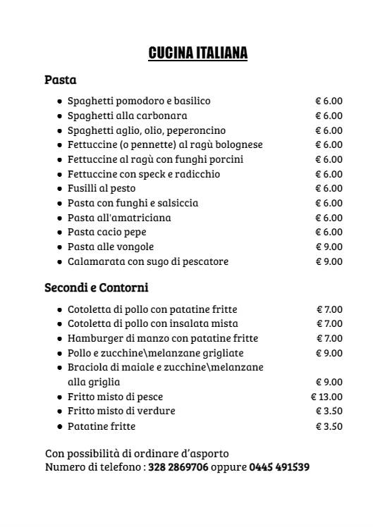 Menu di Incontro 