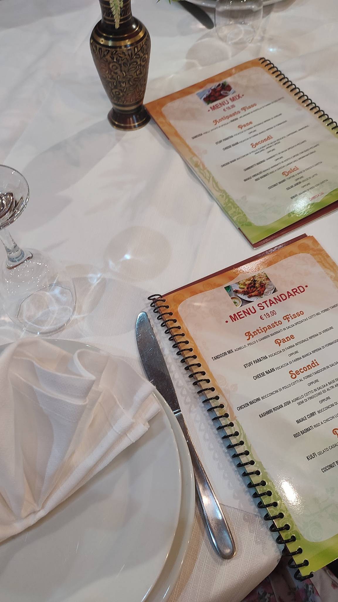 Menu di Ristorante India 